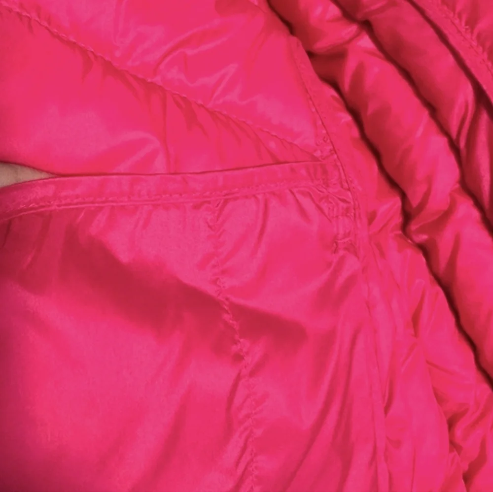 Talbots Bright Pink Puffer Jacket Size S, New - Picture 11 of 14